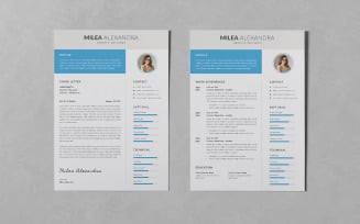 Resume CV and Cover Letter Templates
