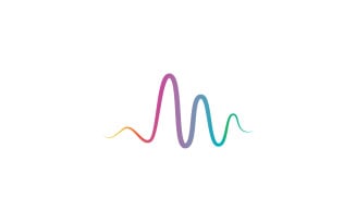 Sound Wave Line Logo And Symbol V2