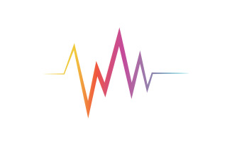 Sound Wave Line Logo And Symbol V3