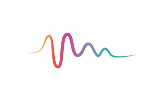 Sound Wave Line Logo And Symbol V5