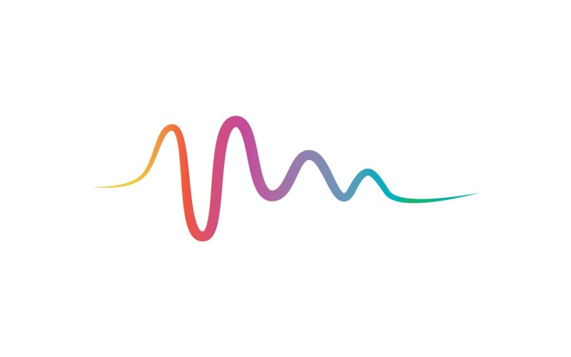 Sound Wave Line Logo And Symbol V5 Logo Template