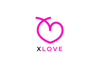 X Love Clever Flat Smart Logo