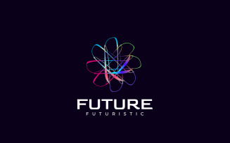 Abstract Colourful Technology Design Logo