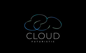 Cloud Transfer Line Tech Future Logo