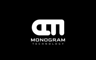 Corporate Simple Monogram Letter CAFM Logo