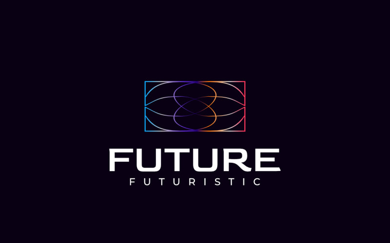 Free - Abstract Tech Line Future Logo Logo Template