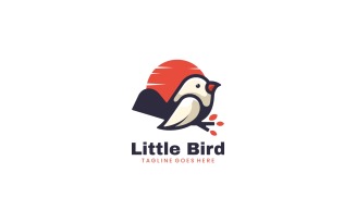 Little Bird Simple Mascot Logo