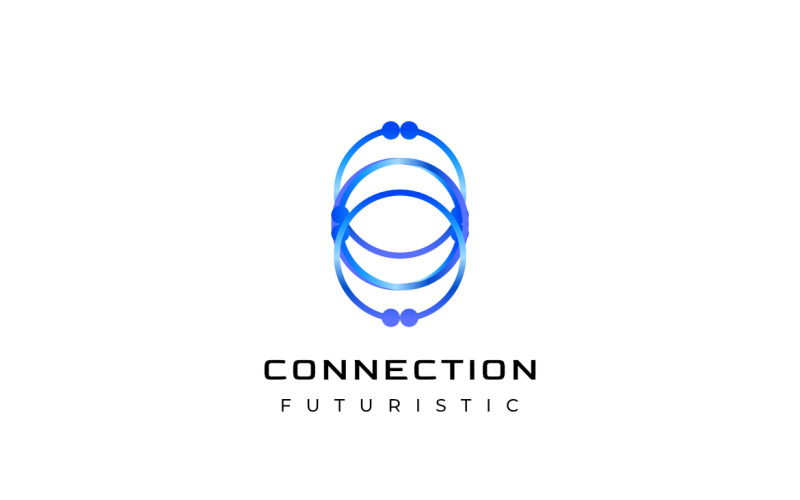 Ring Letter O Connection Logo Logo Template