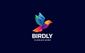 Bird Colorful Gradient Logo Design