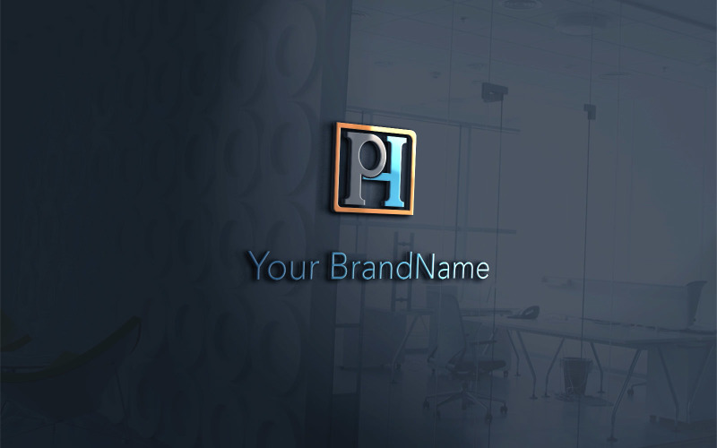 HP or PH creative Letter logo design vector template Logo Template