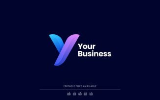 Letter Y Gradient Logo Template