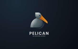 Pelican Color Gradient Logo Design