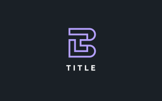 Sleek Iconic B Line Tech Monogram Logo