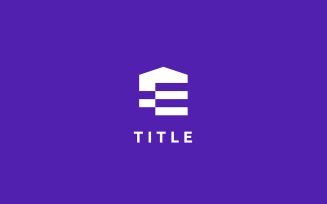 Sleek Iconic E AE Home House Purple Arch Logo