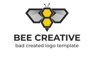 Bee Creative Simple Modern Logo Template