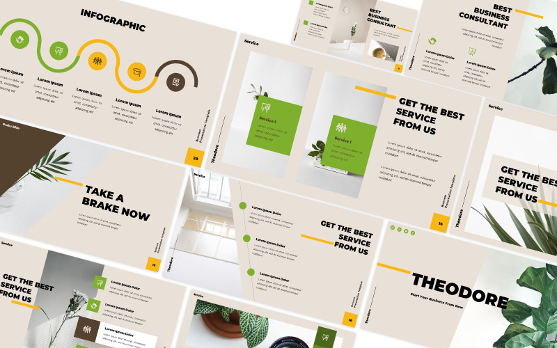 Theodore Business Powerpoint Template PowerPoint Template