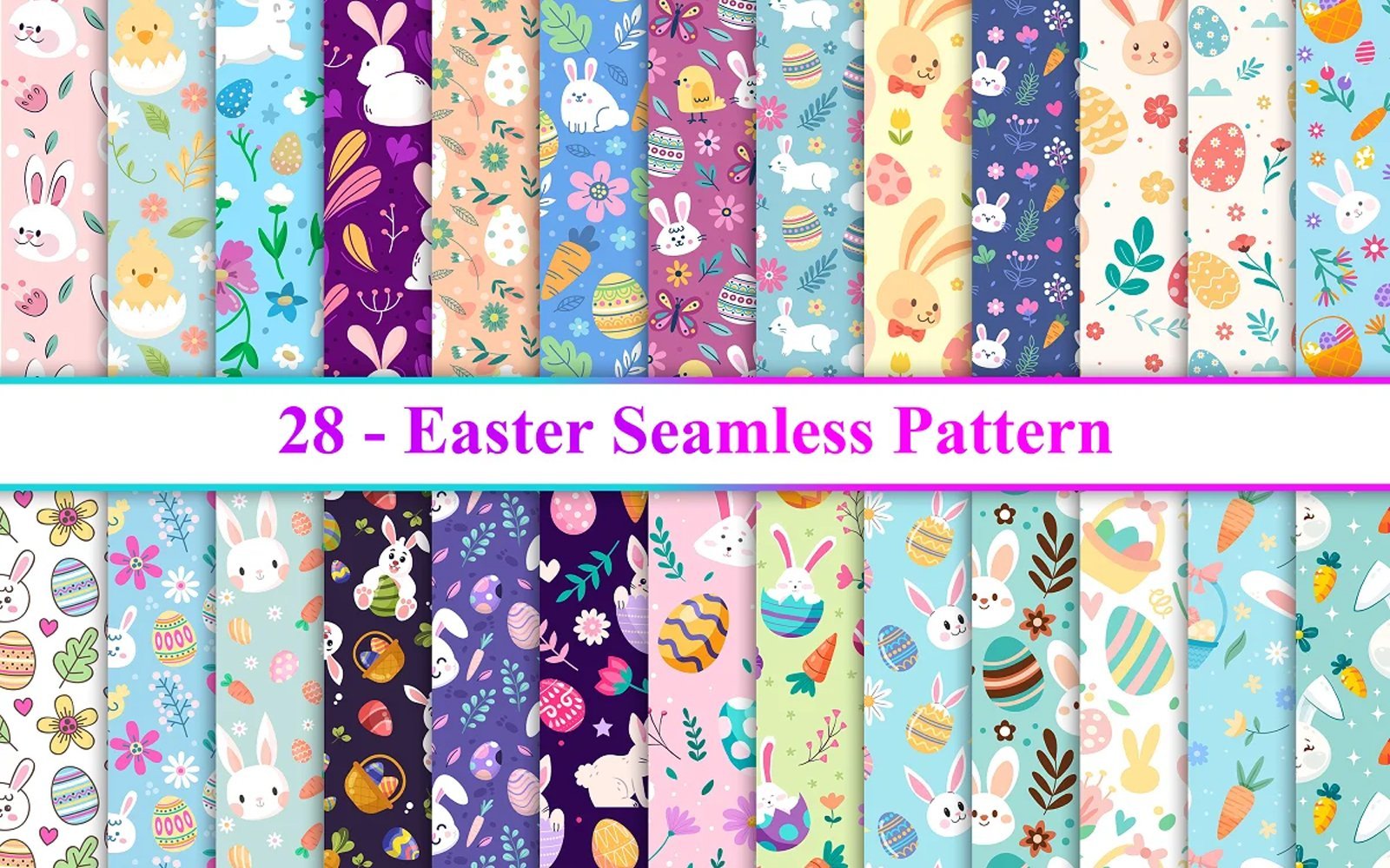 Kit Graphique #241106 Easter Seamless Divers Modles Web - Logo template Preview