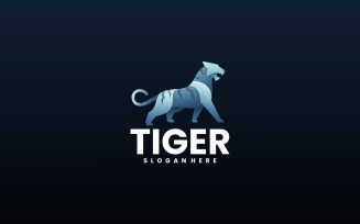 Tiger Color Gradient Logo Style