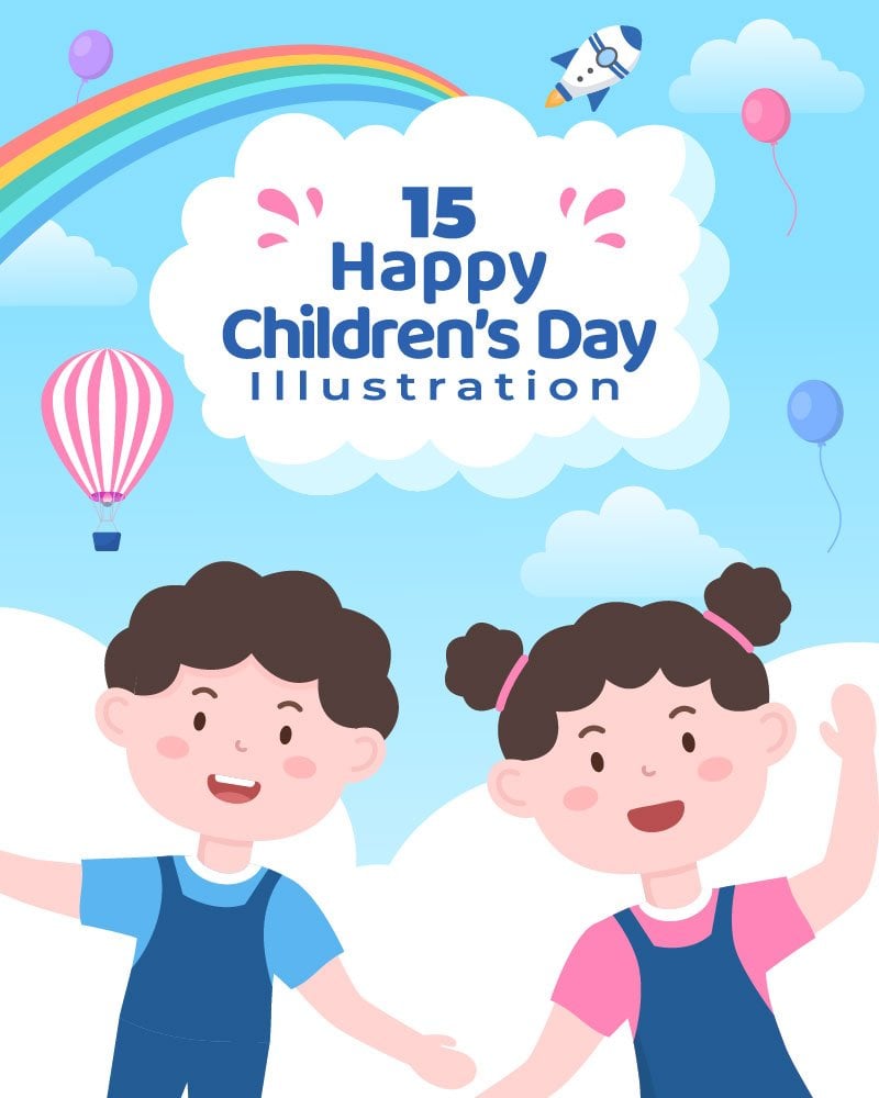 Kit Graphique #241212 Children Day Divers Modles Web - Logo template Preview