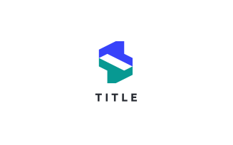 Sleek Lite S Asymmetrical Tech Monogram Logo
