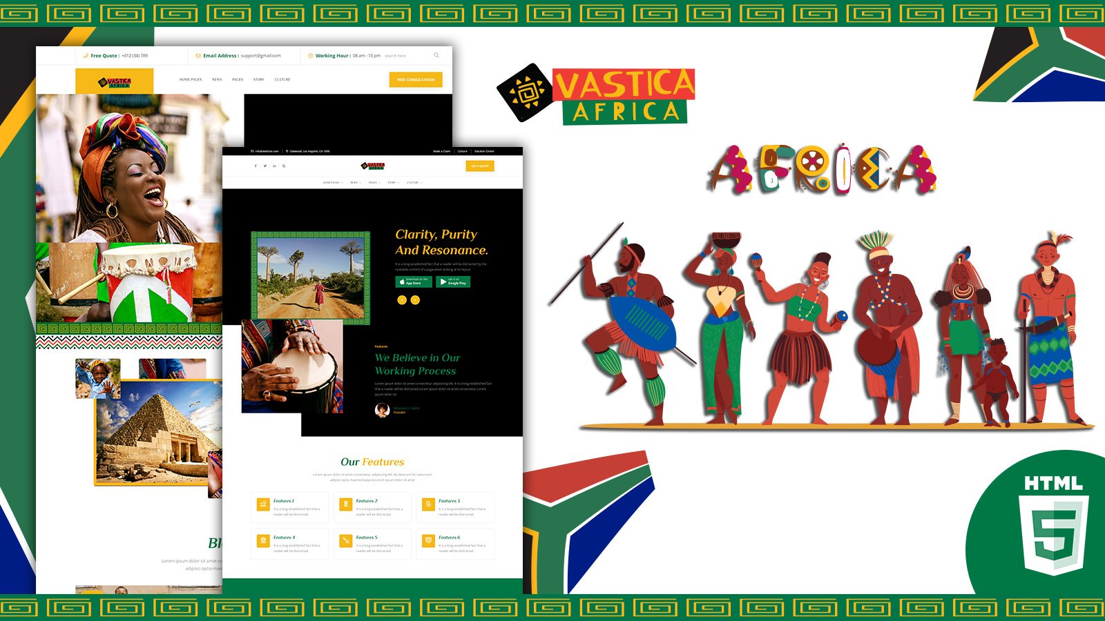 Kit Graphique #241334 Africa Color Divers Modles Web - Logo template Preview