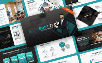 BustTech Business PowerPoint Template