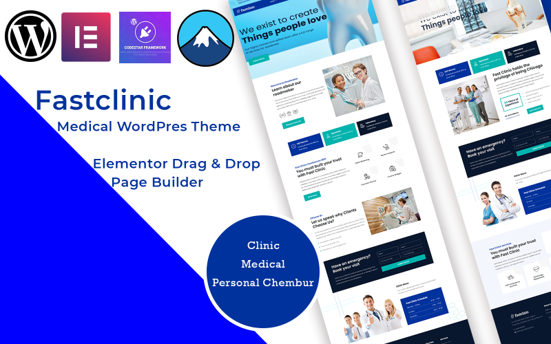 Fast Clinic - Medical WordPress Elementor Theme WordPress Theme