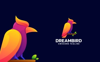 Vector Bird Colorful Logo Template