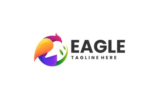 Vector Eagle Colorful Logo Template