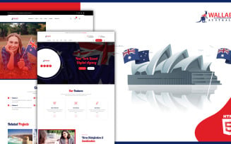 Wallaby Australia Culture HTML5 Website Template