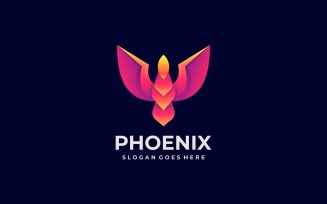 Majestic Phoenix Gradient Logo