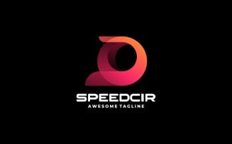 Speed Circle Gradient Logo
