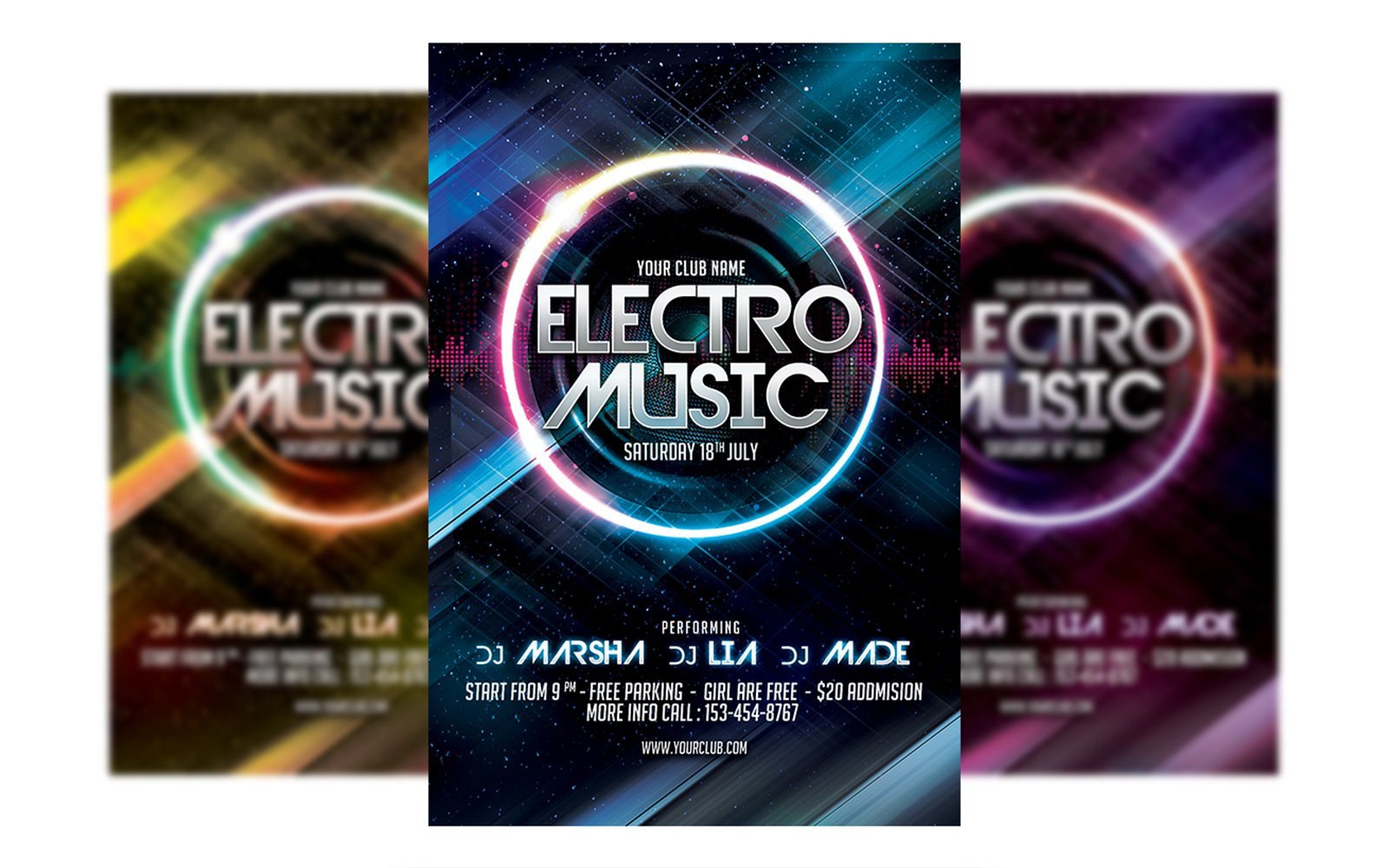 Kit Graphique #241551 Disco Electro Divers Modles Web - Logo template Preview