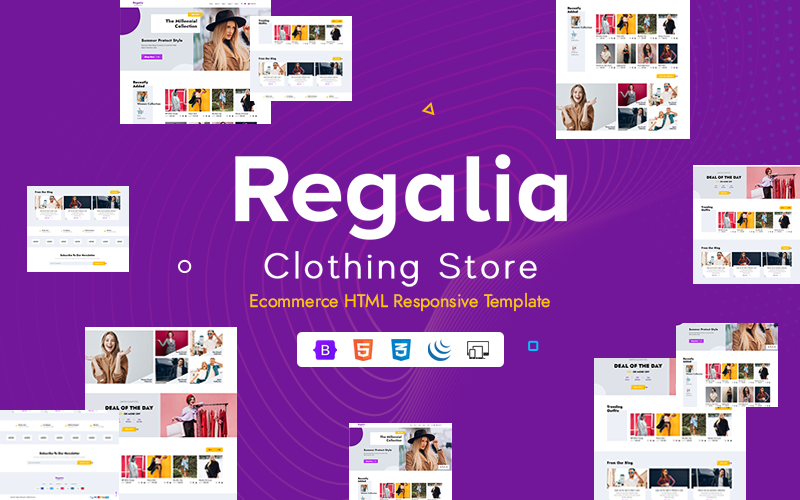 Regalia Clothing - v1 ecommerce Template