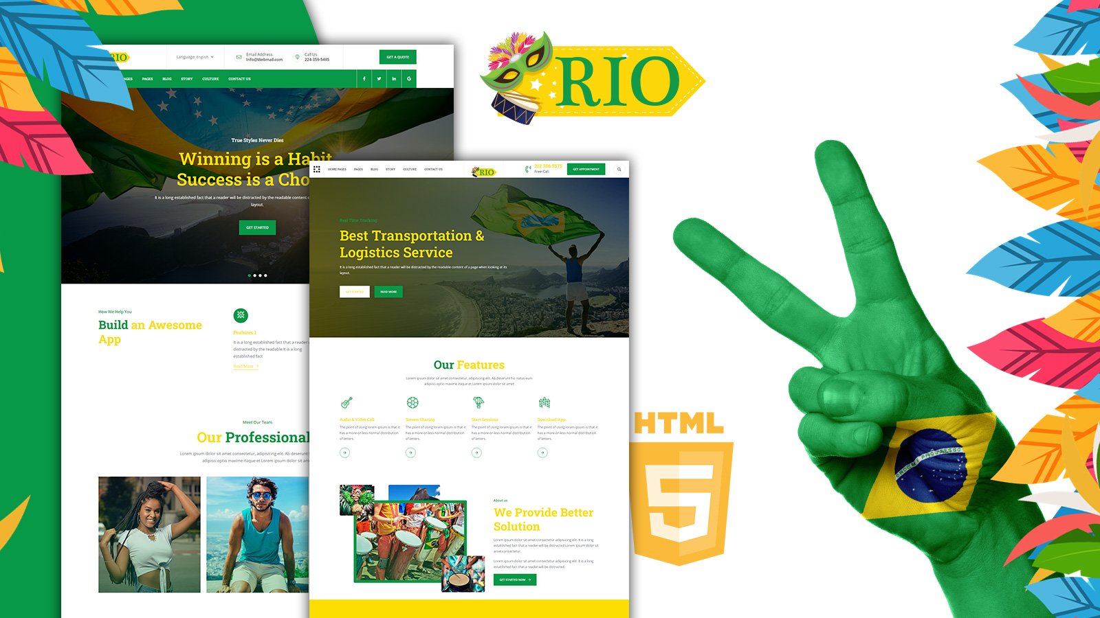 Kit Graphique #241586 Culture Rio Web Design - Logo template Preview
