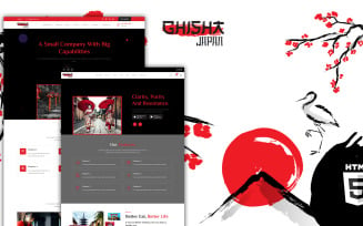 Ghisha Japanese Culture HTMTL5 Website Template