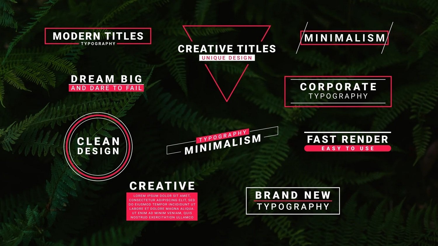 Kit Graphique #241660 Titres Typography Divers Modles Web - Logo template Preview