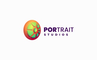 Portrait Camera Gradient Logo
