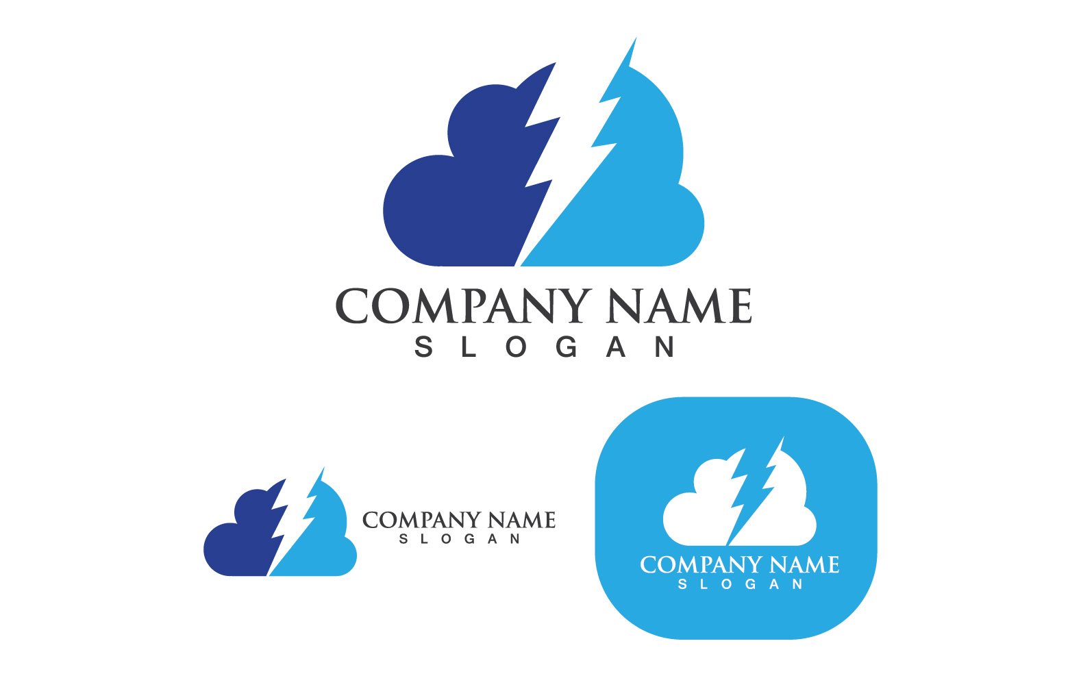 Template #241855 Power Lightning Webdesign Template - Logo template Preview