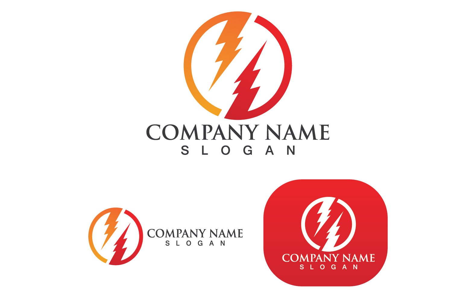 Template #241859 Power Lightning Webdesign Template - Logo template Preview