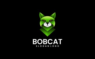 Bob Cat Gradient Logo Style