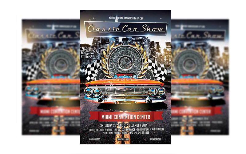 Classic Car Show flyer #2 Corporate Identity
