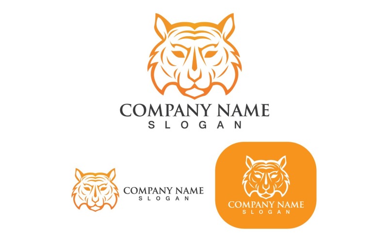Tiger Head Logo And Symbol Vector V2 Logo Template