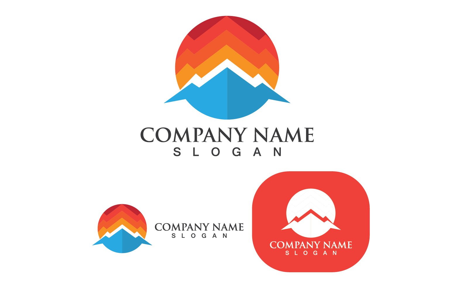 Template #241919 Icon Mountain Webdesign Template - Logo template Preview