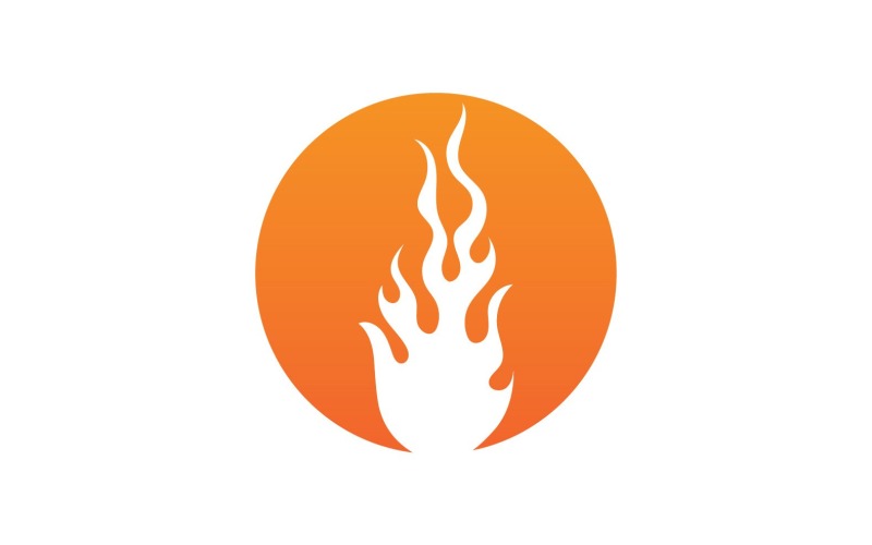 Fire Hot Flame Logo And Symbol V12 Logo Template