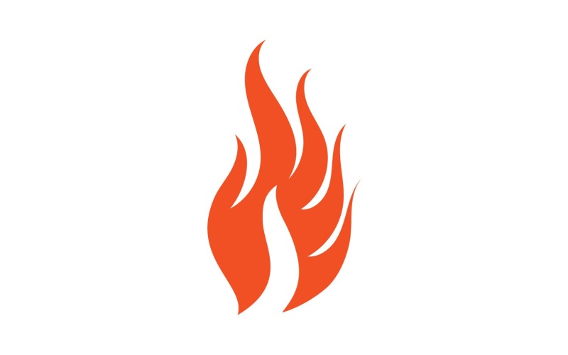 Fire Hot Flame Logo And Symbol V6 Logo Template