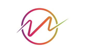 Sound Wave Equalizer Line Logo V3