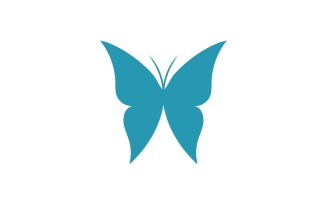 Butterfly Logo Elements Vector Eps V