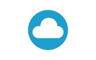 Cloud Blue Vector Logo Vector V5