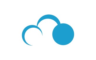 Cloud Blue Vector Logo Vector V